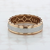 Satin Scratch Finish Classic Men's Band 2